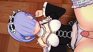 Rem maid, are you working hard for sex?