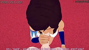 Avatar Korra's perfect blowjob in hentai 😘