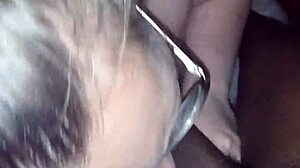 She says, 'I love sucking this black cock'