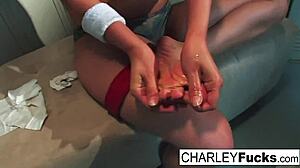 I’m obsessed with Charley Chase’s foot fetish lucha libre solo