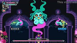 flip witch pixel hentai game ep 13 huge cock titjob and facial