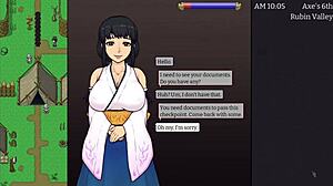 Imperial Gatekeeper MILF Guards Border With Big Tits After War