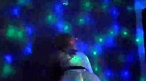 Tiffany the sexy shemale fucks in the club 😈