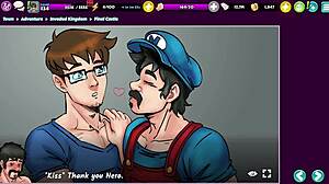 Feeling Intense Pleasure in Gay Harem Gangbang Bukkake