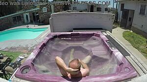 dayanara in hot tub pov