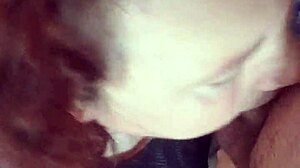 Once, a slutty girlfriend got cum splashed all over her tits after a wild night