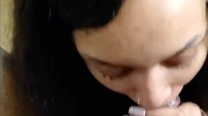 i can't resist the bikini dancer's deepthroat blowjob