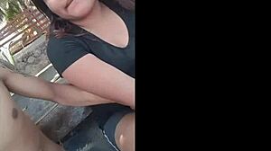 Mexican Babe Bent Over for Hard Public Beach Fuck