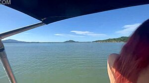 Boat trip with natural tits amateurs