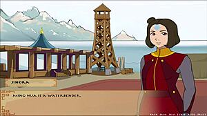 four element trainer book 5 slav part 8 with korra oppai 😍