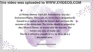 Domme Gives Joi Instructions