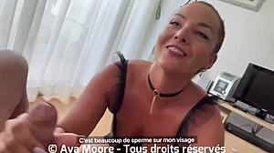 Surprise Visit To Retired Neighbor For Sucking