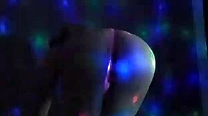 Tiffany the sexy shemale fucks in the club 😈