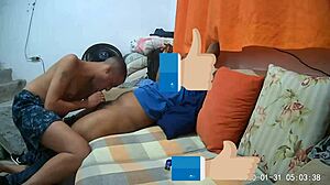 vizinho safado veio me visitar na calada da noite and we got bareback intense