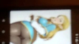 anime cum tribute for princess zelda fans