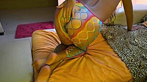 Evening close-up banging into hairy pussy with cum