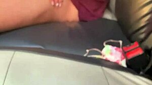 Latina milf teacher deepthroats in parking lot