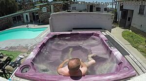 dayanara in hot tub pov