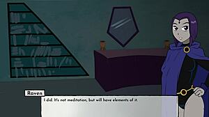 In 18Titans part 4, Raven indulges in intense masturbation