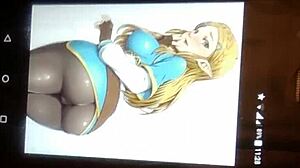 anime cum tribute for princess zelda fans