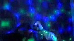 Tiffany the sexy shemale fucks in the club 😈