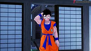 Conversational-Emoji Dragon Ball Z EX 3 part 2 shows Chichi stuck in kitchen - watch full 1hr on Sheer or PTRN Fantasyking3! 🔥🍳