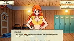 Nami Strips In Lusty Buccaneers Parody Hentai Game Episode Two