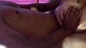 I dominated with the big black dick while watching TV and fucking nicely.