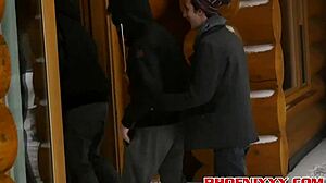 Twinks Roscoe, Jimmy, and Hunter dive into wild anal threesome.