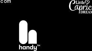 Little Caprice dominates him with deepthroat until he explodes hard