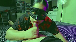 Caught my stepdad watching - wanna see me give a deepthroat and take his cum?