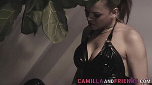 Latin shemales and slave in intriguing encounters