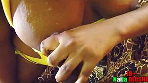 Step sister's intense blowjob on monster cock