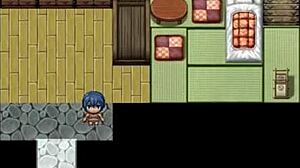 This tanned girl natsuki gets a hot oil massage at the beach in hentai game