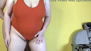 Cheating Wife with Big Boobs Takes Creampie in Hairy Pussy