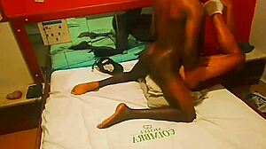 my african friend checking out my little fuck house?