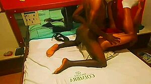 my african friend checking out my little fuck house?