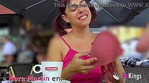 nora martin asks if you want to see her naked in seville streets