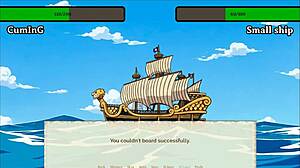 Nami Strips In Lusty Buccaneers Parody Hentai Game Episode Two