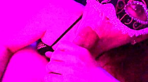 black net outfit on, ready to deepthroat a big cock.