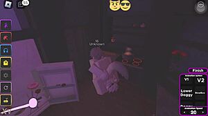 Hot girl bent over in doggystyle sex, getting rough and cumming hard.