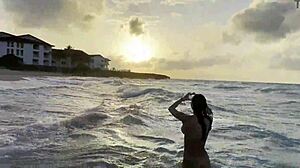 why pose naked on public beach?