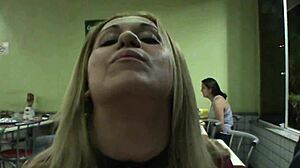 I am Debora Gaucha getting ready on the street.