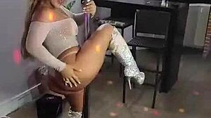 bruna ferraz gets naughty in her live streams on red