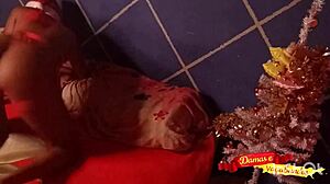 Latina Amateur Fucking Santa On Christmas