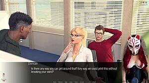 i cant beleive jessica oneils big tits in stockings and lingerie, its so sexy in this hard news ep 18