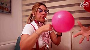 Want to see Kylei Ellish and Ann riding with balloons?