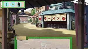 in jikage rising arc 2 episode 9, fucking samui's huge boobs