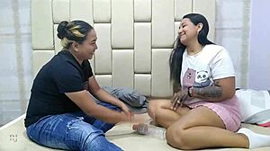 Got bored, so my stepsister and I played for pleasure