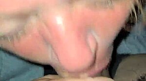 My favorite white woman sucks my dick